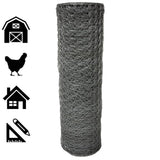 Acorn International 1 in. x 4 ft. x 150 ft. Poultry Netting
