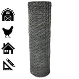 Acorn International 1 in. x 4 ft. x 50 ft. Poultry Netting