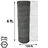 Acorn International 2 in x 6 ft. x 150 ft. Poultry Netting