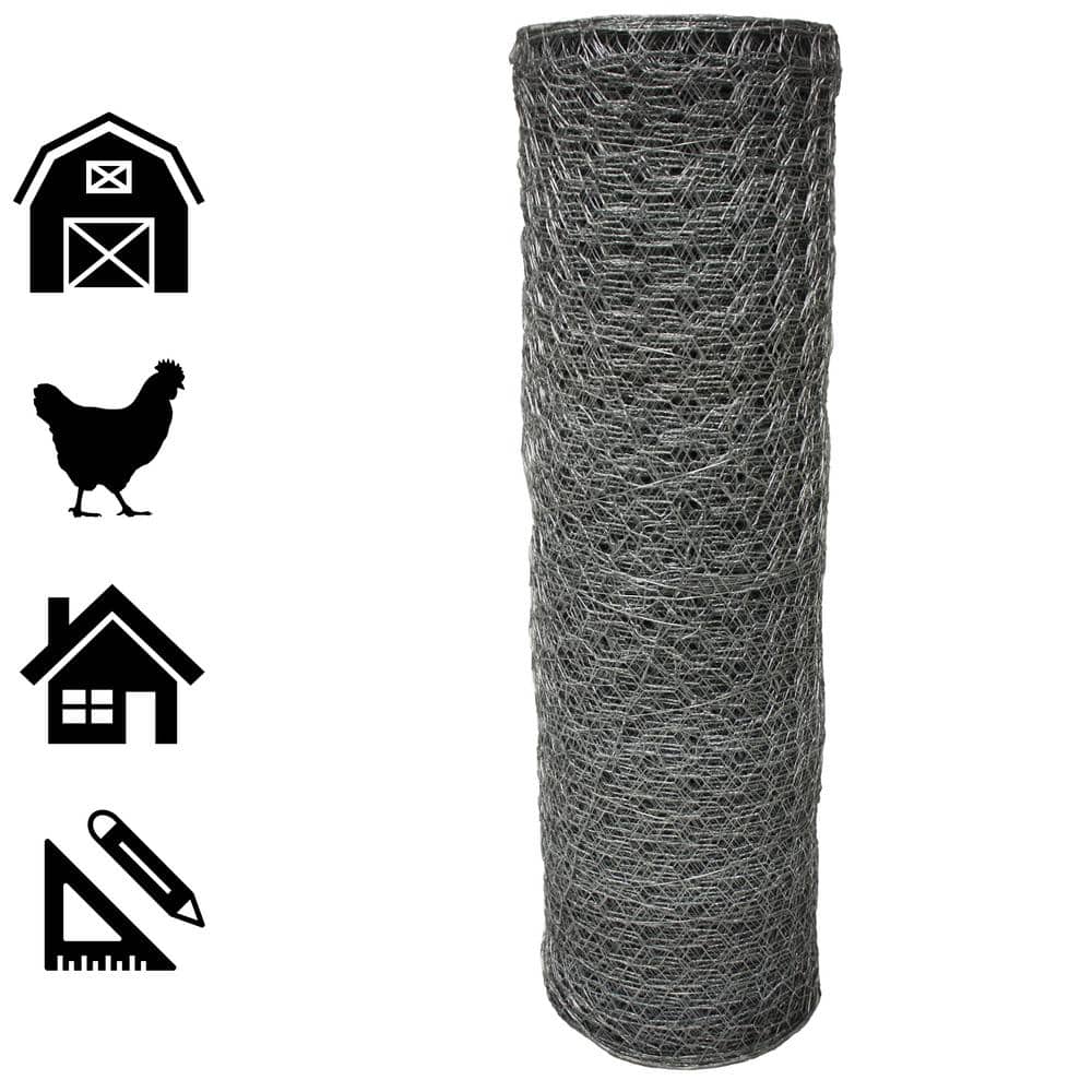 Acorn International 2 in x 6 ft. x 50 ft. Poultry Netting