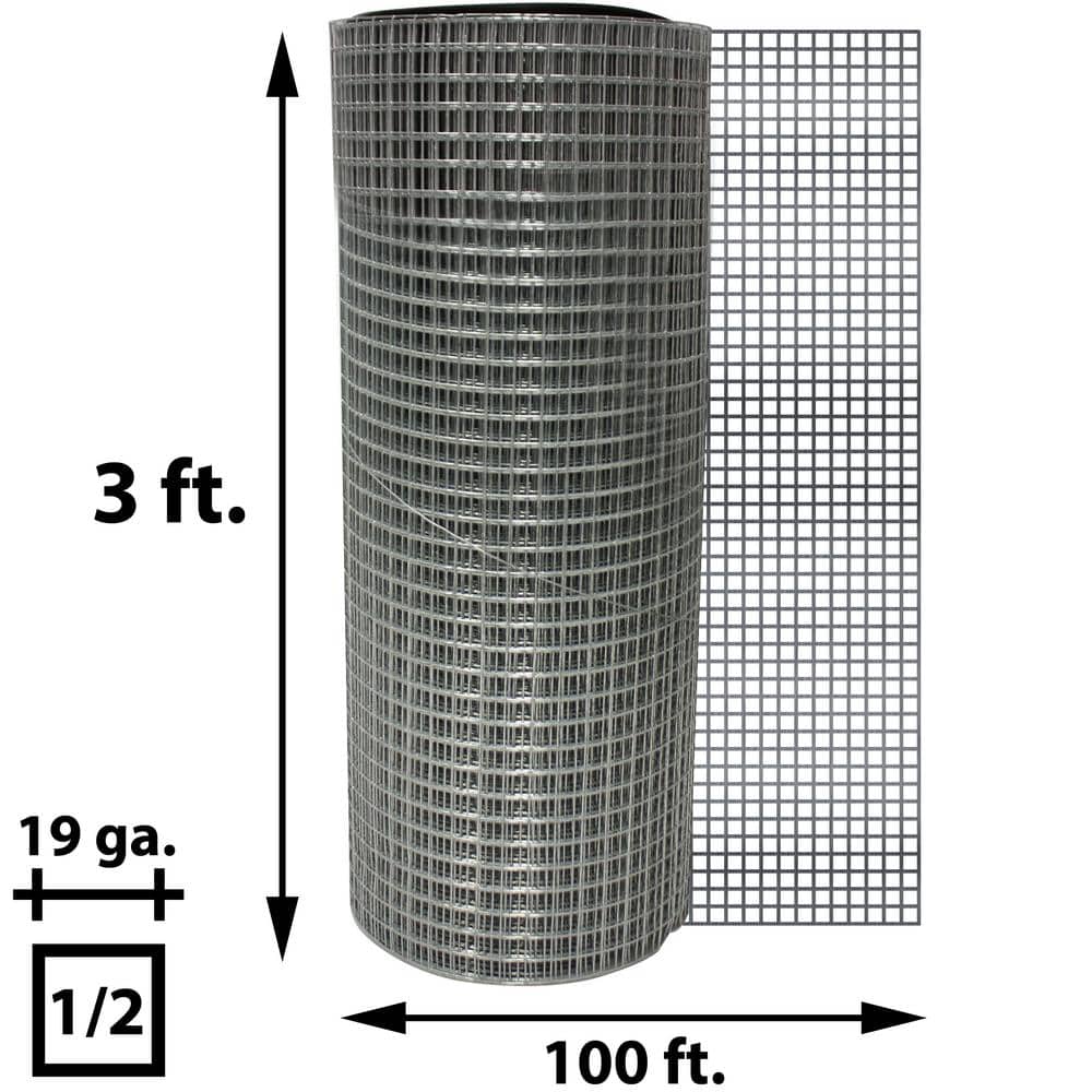 Acorn International 1/2 in. x 3 ft. x 100 ft. Hardware Cloth