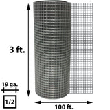 Acorn International 1/2 in. x 3 ft. x 100 ft. Hardware Cloth