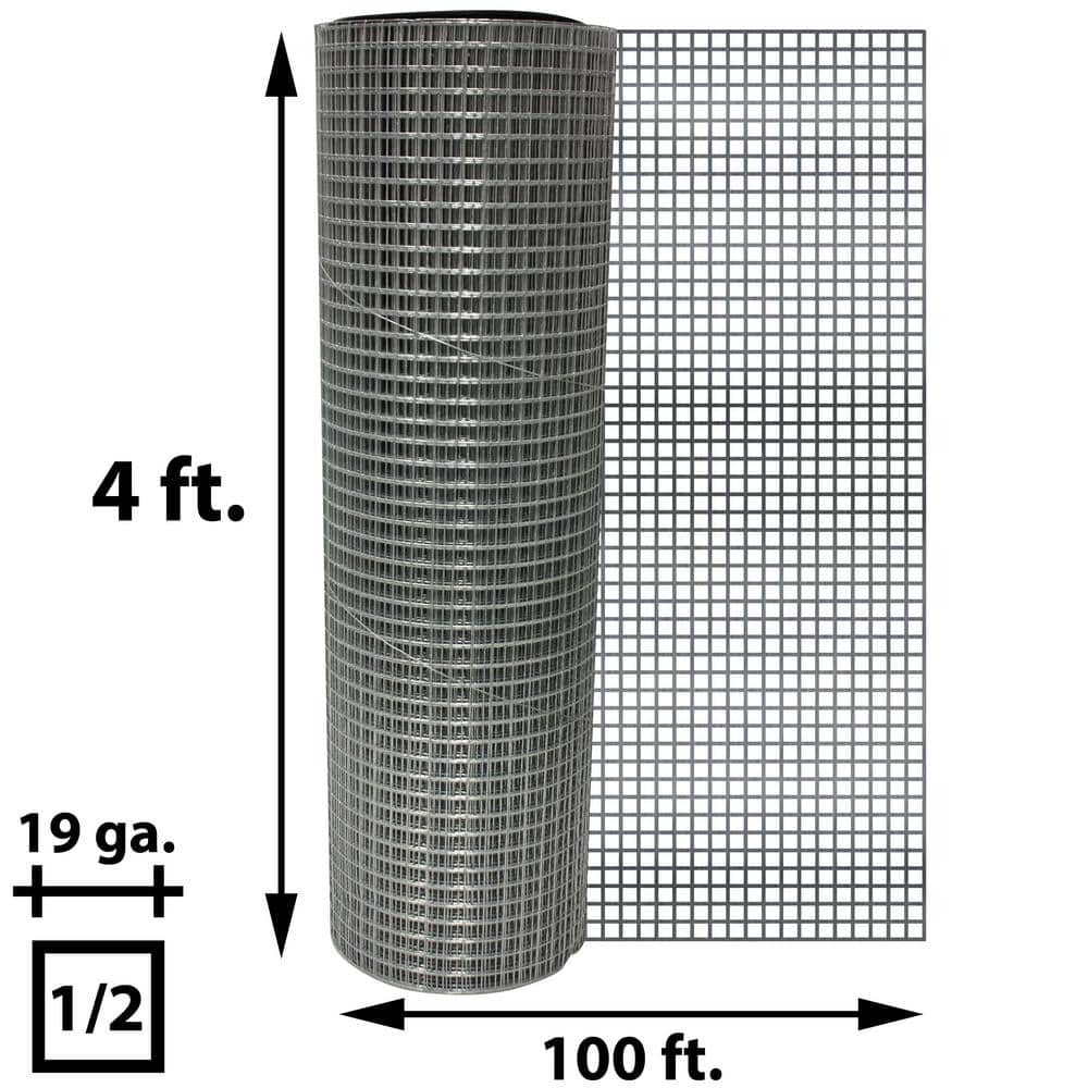 Acorn International 1/2 in. x 4 ft. x 100 ft. Hardware Cloth
