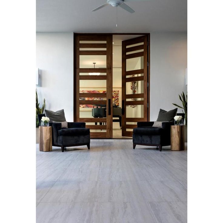 Emser ESPLANADE 2-Pack Trail 18-in x 36-in Glazed Porcelain Stone Look Floor and Wall Tile