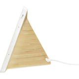 10 in. Smart Display with Google Assistant - White Front/Bamboo Back - Super Arbor
