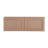 Easthaven Shaker Assembled 36x30x12 in. Frameless Wall Cabinet in Unfinished Beech - Super Arbor