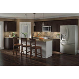 Hampton Bay Edson Shaker Assembled 24x42x12.5 in. Wall Cabinet in Dusk