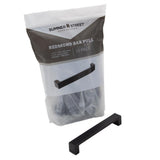 Redmond 5-1/4 in. Matte Black Drawer Pull (10-Pack) - Super Arbor