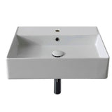 Nameeks Teorema Wall Mounted Bathroom Sink in White