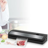 White with Reusable Vacuum Food Bags Automatic Food Vacuum Sealer Electric Air Sealing Preserver System
