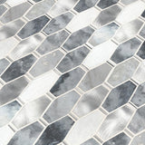 MSI Ankara 13 in. x 11.61 in. x 6mm Textured Stone Metal Mesh-Mounted Mosaic Tile (15.75 sq. ft. / case)