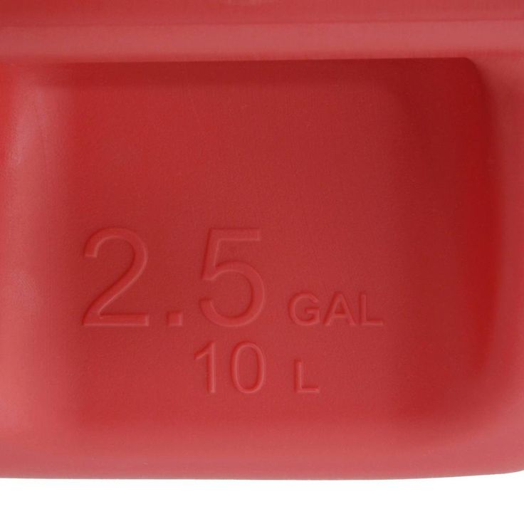 No Spill 2.5 Gal. Poly Gas Can (CARB and EPA Compliant)