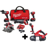 M18 FUEL 18-Volt Lithium-Ion Brushless Cordless Hammer Drill and Impact Driver Combo Kit (2-Tool) with Two 5Ah Batteries