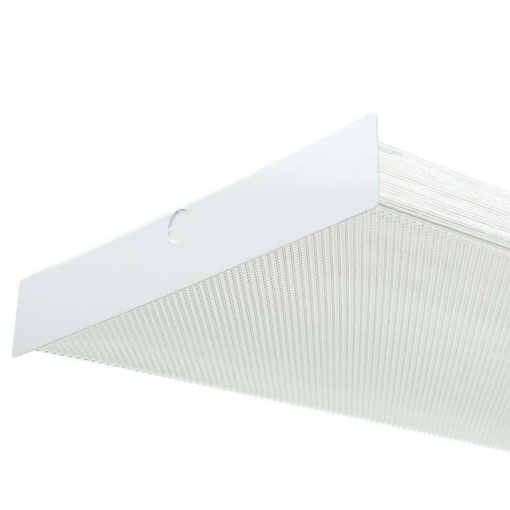 SB 4 32 120 1/4 GESB 4 ft. Fluorescent Wraparound Lens Ceiling Fixture - Super Arbor