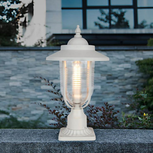 Coastal Old Saybrook 1-Light Outdoor White Post Light