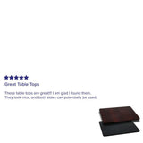 Black/Mahogany Table Top - Super Arbor