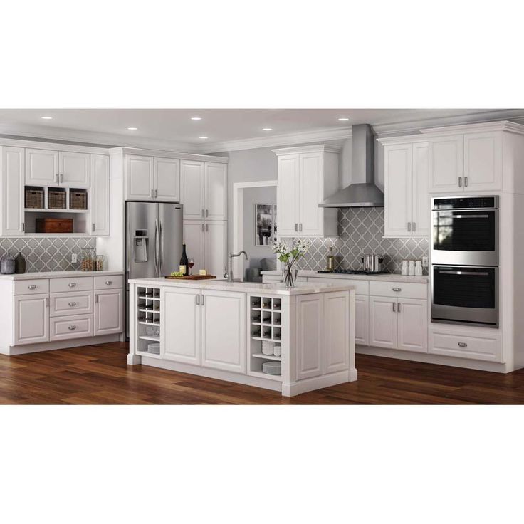 Hampton Assembled 30x34.5x24 in. Pots and Pans Drawer Base Kitchen Cabinet in Satin White