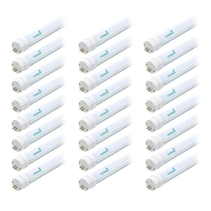 Hyperikon 22-Watt 45 in. 5000K Linear T5/T8 Dual-End Powered Ballast Bypass Frosted LED Tube Light Bulb (24-Pack)