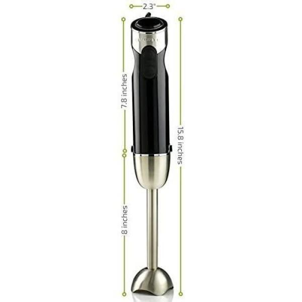 6-Speed Black Immersion Blender