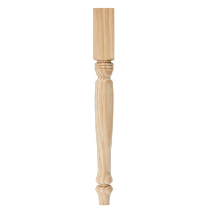 15-1/4 in. Country Pine Table Leg - Super Arbor
