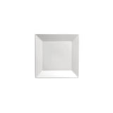 Botticelli  8.5 in. White Porcelain Square Rim Plates(Set of 24)