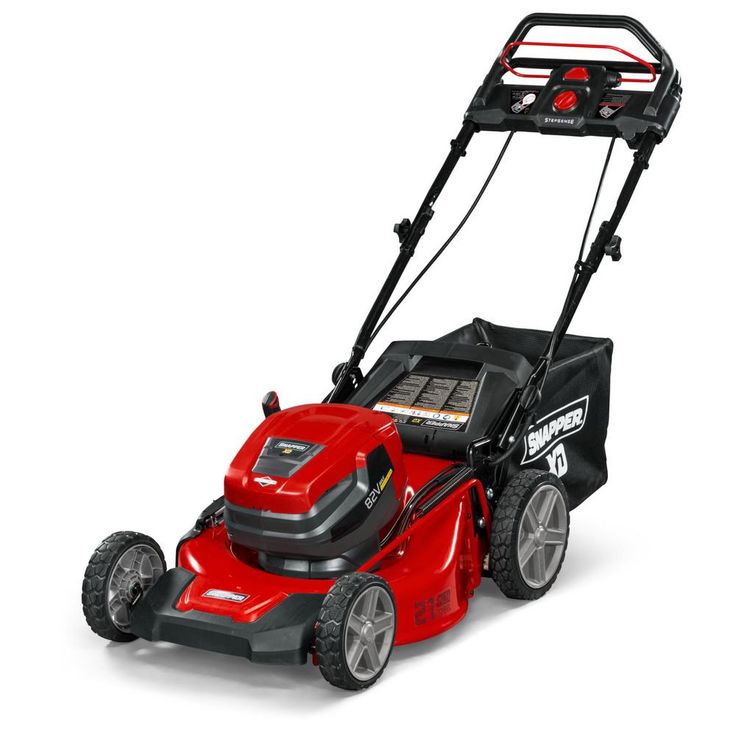 Snapper XD 21 in. 82-Volt Lithium-Ion Cordless Battery StepSense Walk Behind Self Propelled Mower Two 2.0 Batteries and Charger