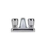 AquaSpec Single-Handle Metering Utility Faucet with Push-Button Handles in Chrome - Super Arbor