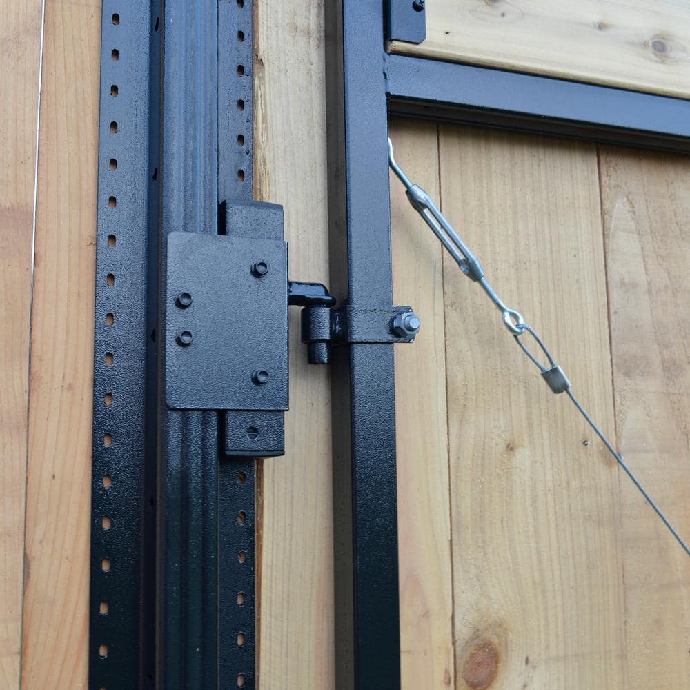 Adjust-A-Gate 47 in. H/ 60in.- 96 in. W Original Series 2-Rail Adjustable Double Drive Kit