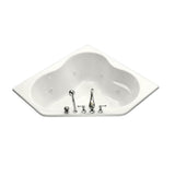 ProFlex 5454 4-1/2 ft. Acrylic Oval Drop-in Whirlpool in White - Super Arbor
