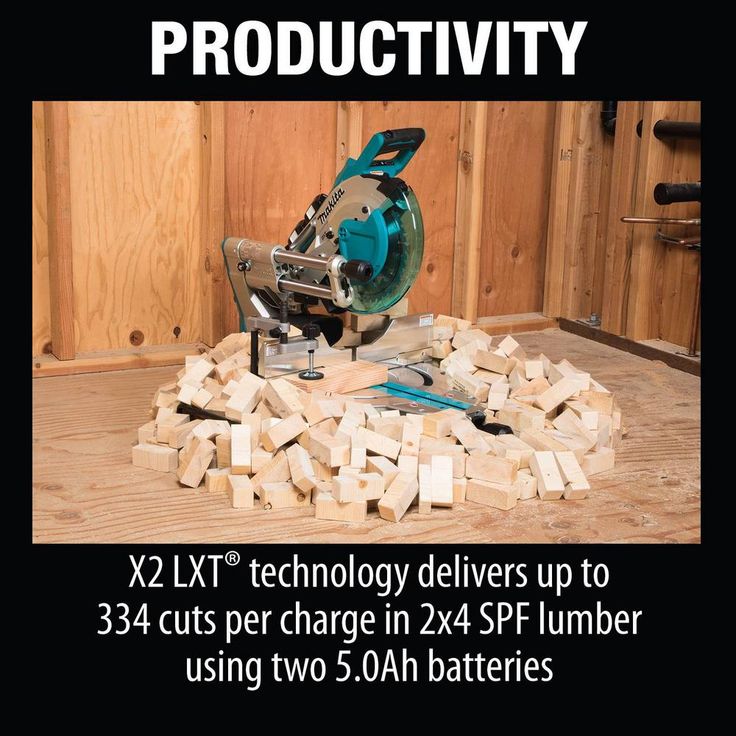 18-Volt X2 LXT 10 in. Brushless Cordless Dual-Bevel Sliding Compound Miter Saw Kit Laser 5.0 Ah with Batteries 5.0 Ah