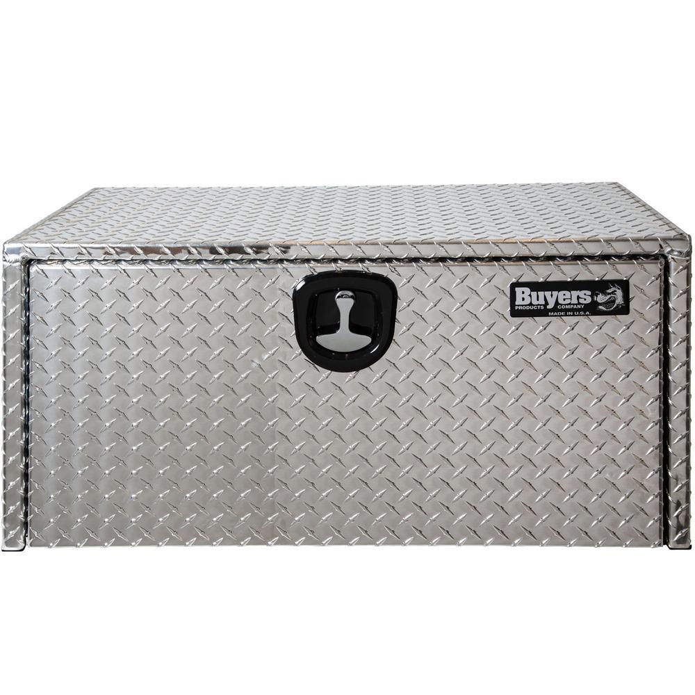 18 in. x 18 in. x 30 in. Diamond Plate Tread Aluminum Underbody Truck Tool Box - Super Arbor