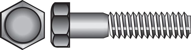 Hillman 1/2 in. Diameter x 9 in. Length Zinc-Plated Steel Hex Bolt, 25-Pack