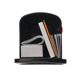 Parsons Medium, Plastic, Post Mount Mailbox, Black - Super Arbor