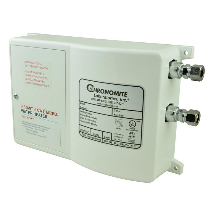 Instant-Flow C-Micro 0.20 GPM Point of Use Electric Tankless Flow Water Heater, 20 Amp, 240-Volt, 4800-Watt, 104¬∞F - Super Arbor