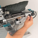 10.5 Amp 8-1/2 in. Corded Single Bevel Sliding Compound Miter Saw w/ Electric Brake, Soft Start, LED Light and 48T Blade - Super Arbor