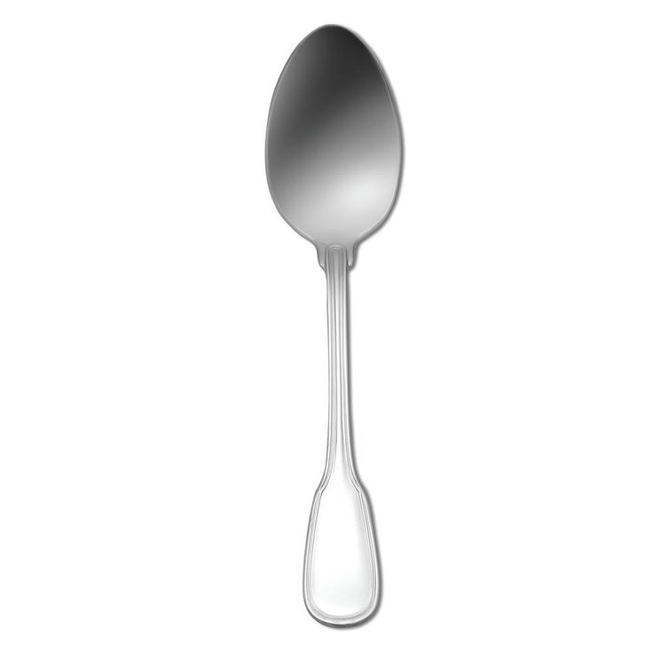Saumur Stainless Steel Silverplated Oval Bowl Soup/Dessert Spoons (Set of 12)