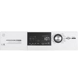 GE 2.4 cu. ft. High-Efficiency Stackable Front-Load Washer with Steam, White, ENERGY STAR (GFW148SSMWW)