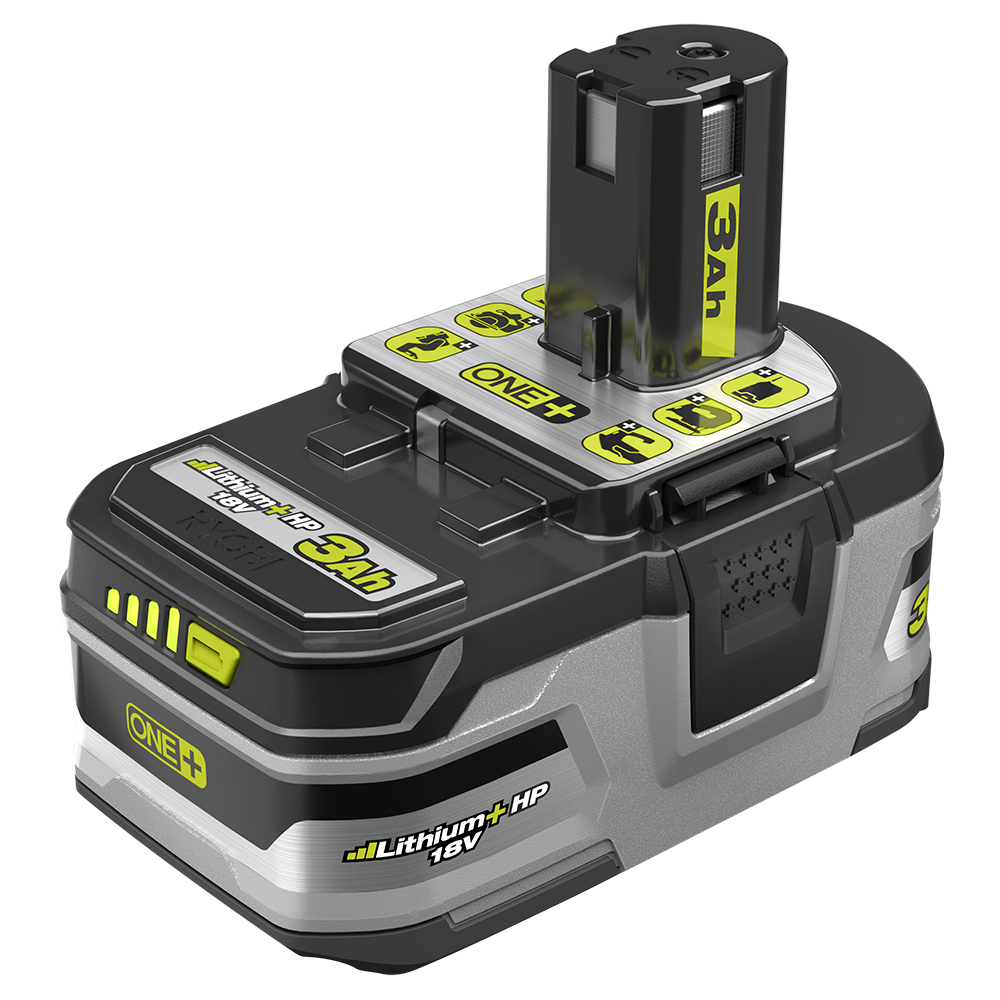 RYOBI 18V ONE+ LITHIUM+ HP 3.0Ah High Capacity Battery (2-Pack)