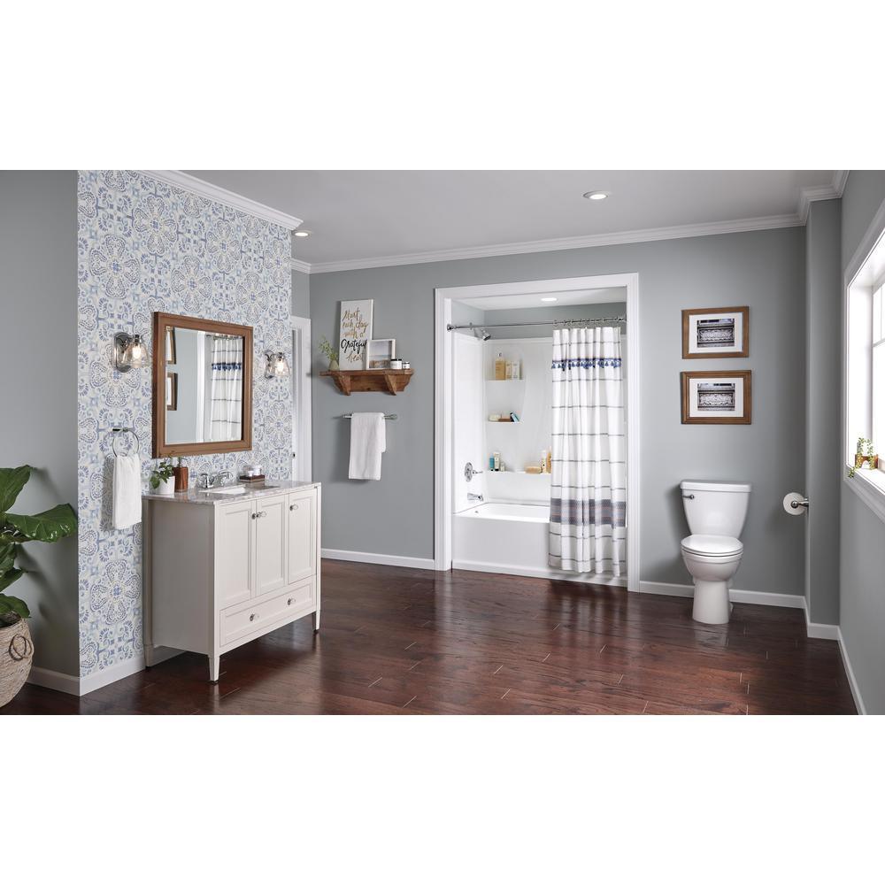 Foundations 4 in. Centerset 2-Handle Bathroom Faucet in Chrome - Super Arbor
