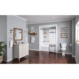 Foundations 4 in. Centerset 2-Handle Bathroom Faucet in Chrome - Super Arbor