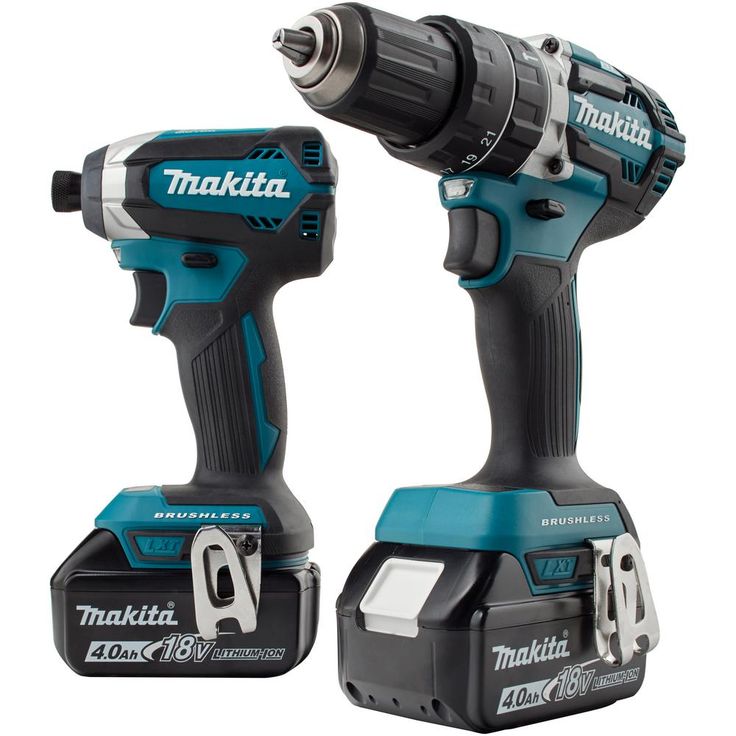 18-Volt LXT Lithium-Ion Brushless Cordless Hammer Drill and Impact Driver Combo Kit (2-Tool) w/ (2) 4Ah Batteries, Case