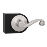 Lido Satin Nickel Right-Handed Dummy Door Lever with Microban Antimicrobial Technology - Super Arbor