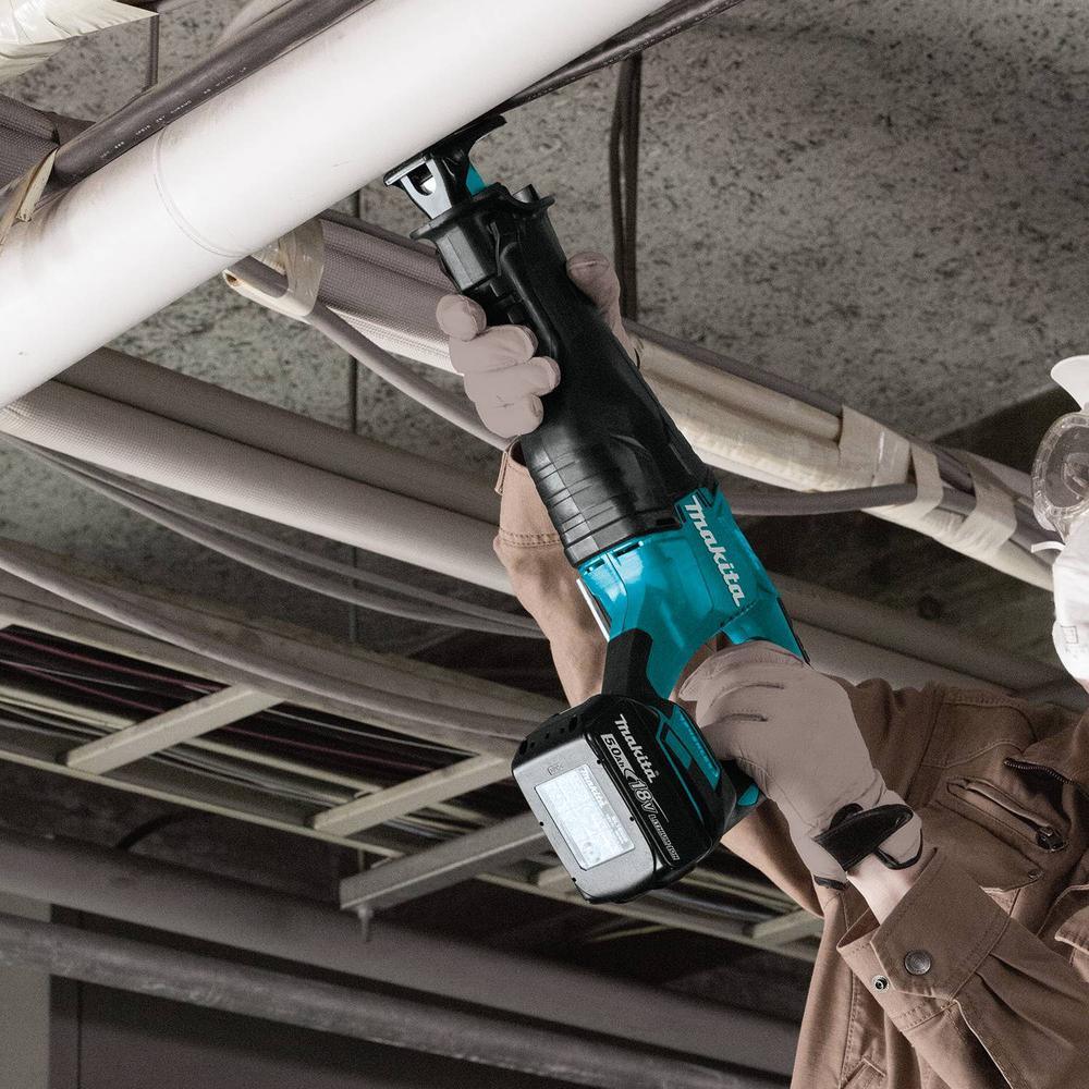 18-Volt 4-Piece 5.0Ah LXT Lithium-Ion Brushless Cordless Combo Kit Hammer Drill/ Impact Driver/ Recipro Saw/ Flashlight - Super Arbor
