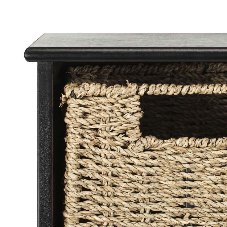 Safavieh Finley Hanging 3 Basket Wall Rack (Black)