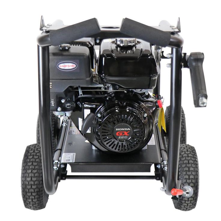 Simpson Super Pro Roll-Cage 4200 PSI at 4.0 GPM HONDA GX390 with AAA Triplex Pump Cold Water Belt Drive Gas Pressure Washer