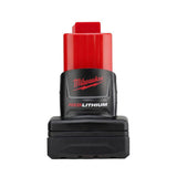 M12 12-Volt Lithium-Ion XC Extended Capacity 6.0Ah Battery Pack W/ Two 4.0 Ah Batteries, Charger & Tool Bag