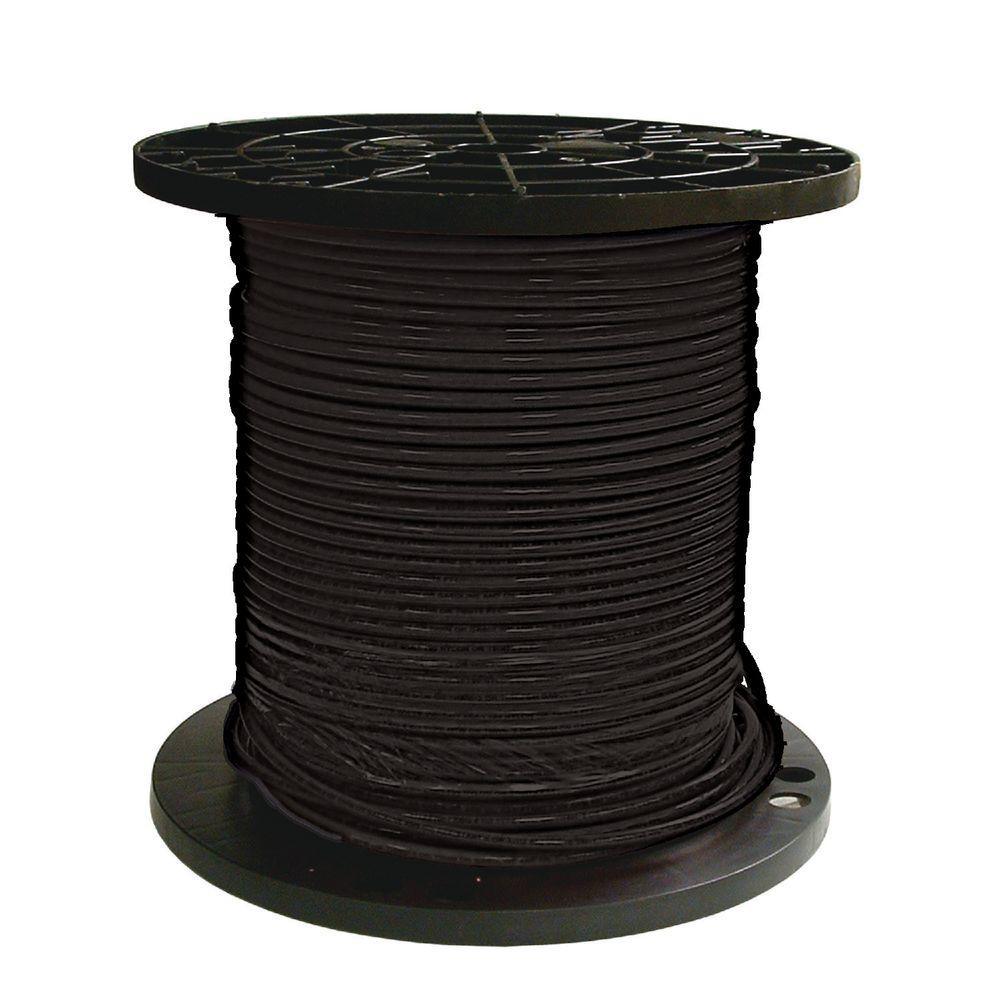 500 ft. 8 Black Stranded CU SIMpull THHN Wire - Super Arbor