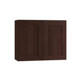 Home Decorators Collection Newport 27 in. W x 12 in. D x 24 in. H Assembled Plywood Wall Bridge Kitchen Cabinet in Manganite with Soft Close