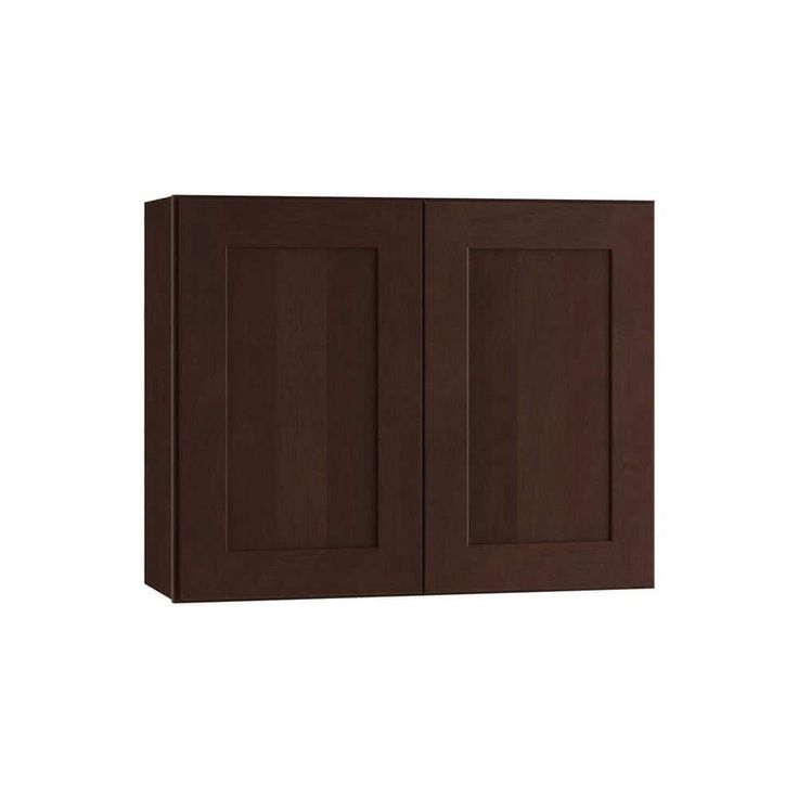Home Decorators Collection Newport 27 in. W x 12 in. D x 18 in. H Assembled Plywood Wall Bridge Kitchen Cabinet in Manganite with Soft Close