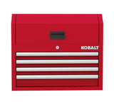 Kobalt 26-in W x 22-in H 4-Drawer Steel Tool Chest (Red)